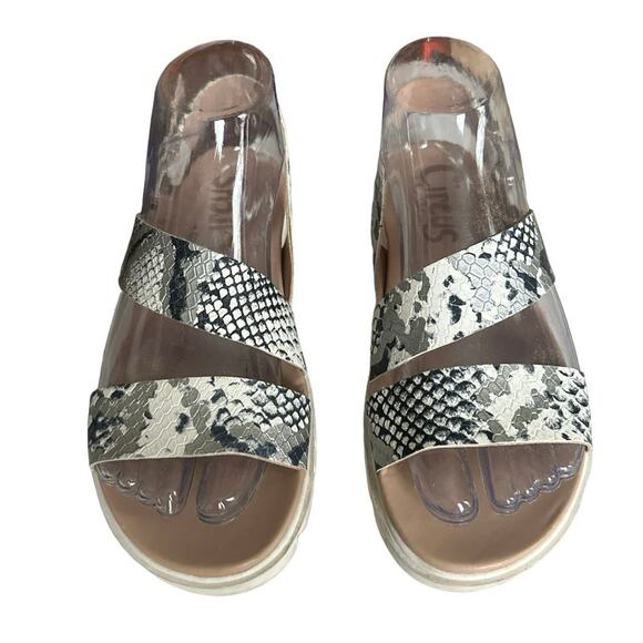 Sam Alderman snakeskin sandals size 6 - Picture 3 of 13